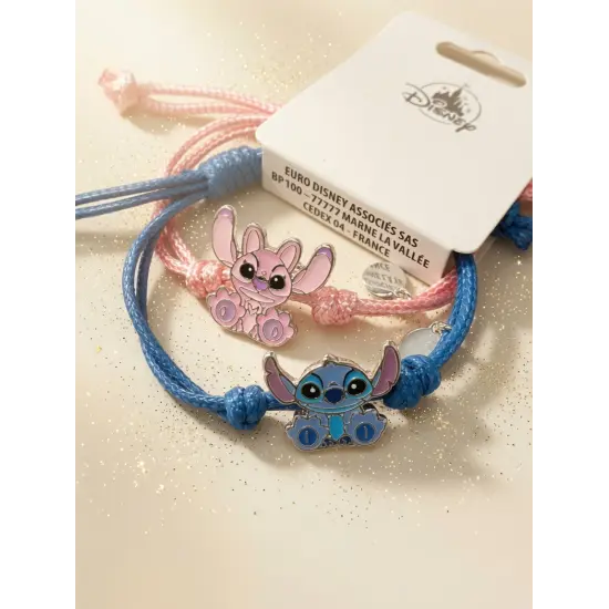 Disney Armband Stitch und Angel Große Füße Disneyland Paris