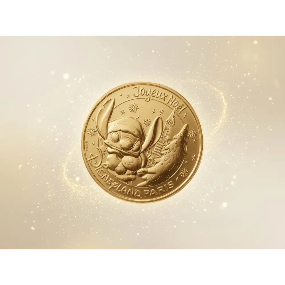 Monnaie de Paris Disney Medal –Stitch Christmas 2026