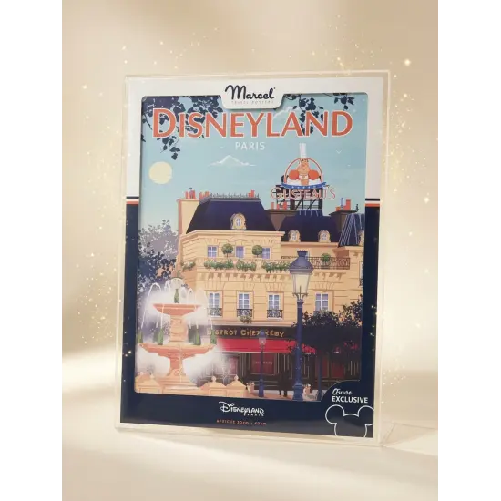 Poster Marcel Travel Posters Disneyland Paris Ratatouille