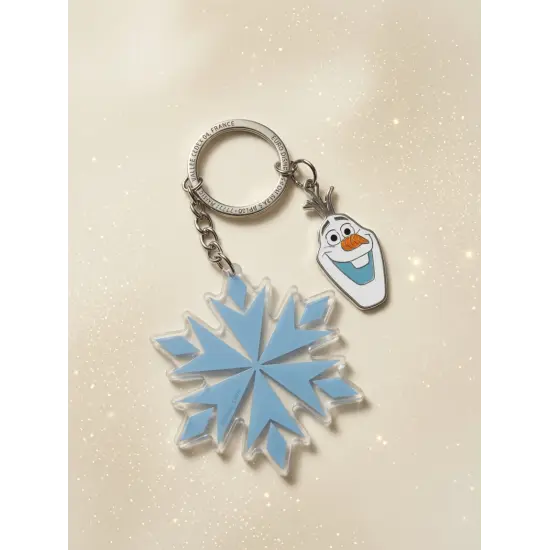 Olaf- & Schneeflocken-Schlüsselanhänger – Disneyland Paris Die Eiskönigin