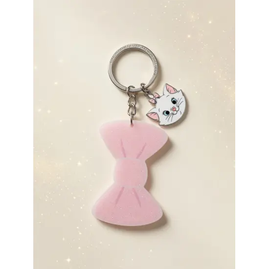 Porte-clés Marie & nœud rose – Disney Les Aristochats
