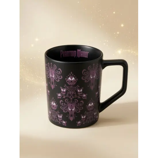 Mug Phantom Manor noir motifs violets – Disneyland Paris