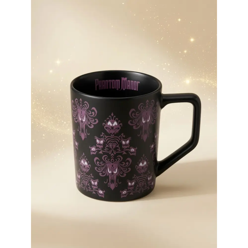 Mug Phantom Manor noir motifs violets – Disneyland Paris