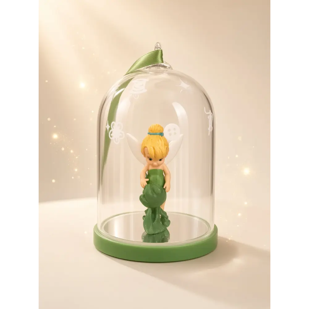Weihnachtskugel Clochette unter Glocke – Disney Deko