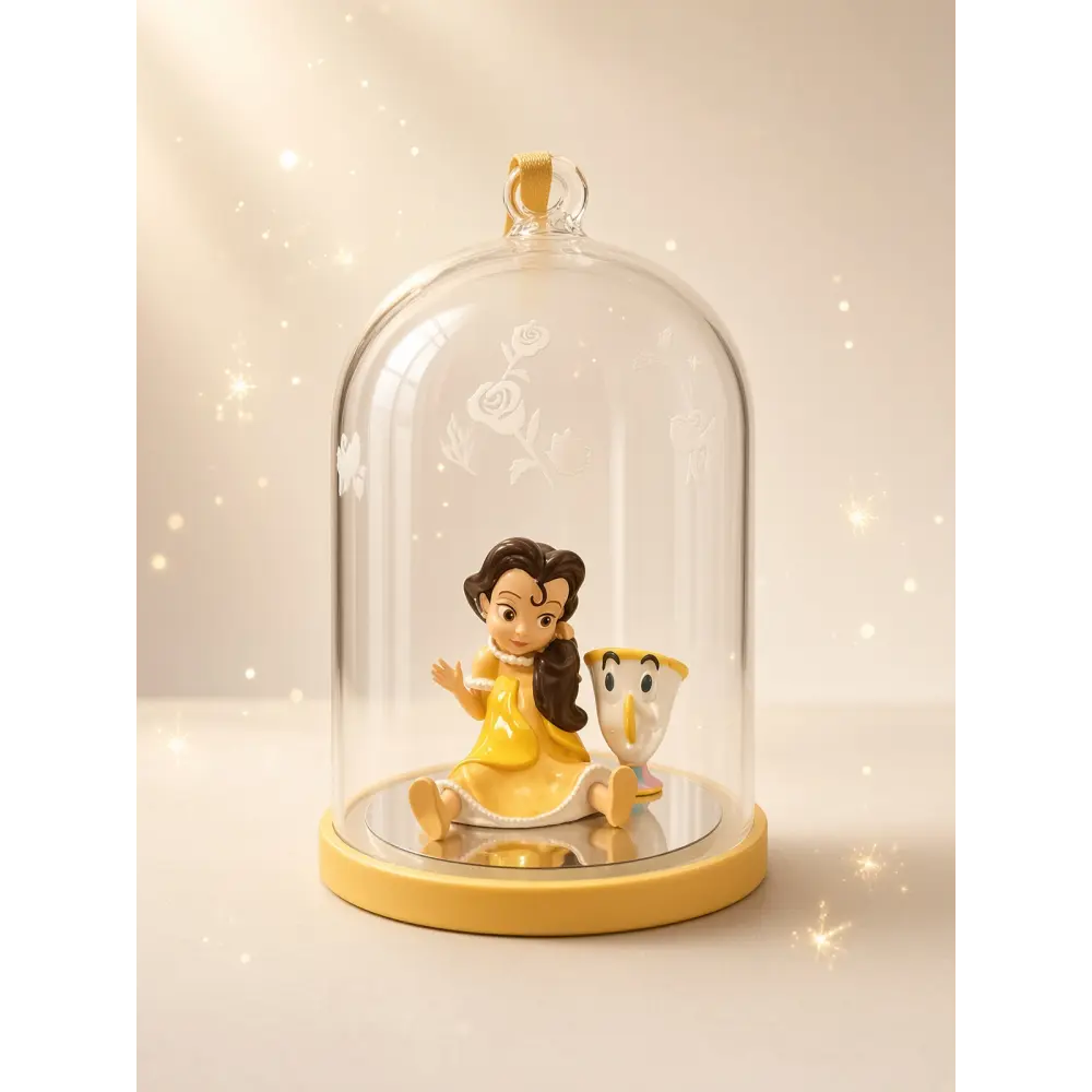 Christmas Bauble Belle and Zip Under Bell – Disney Ornament