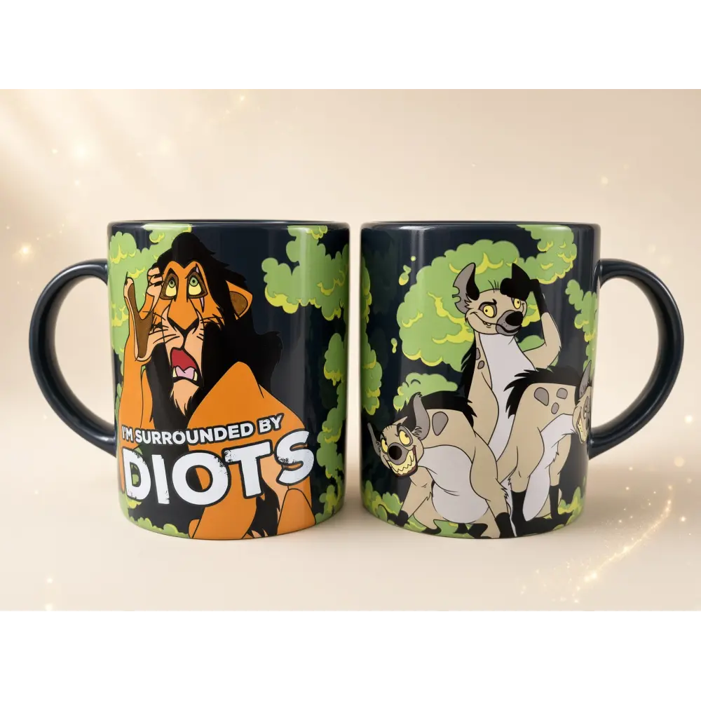 Mug Scar et Hyènes – Le Roi Lion Disney – I'm Surrounded by Idiots