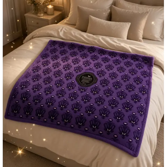 Phantom Manor Disney Wolldecke – Violette Decke