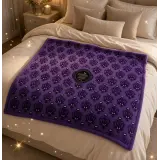 Phantom Manor Disney Wolldecke – Violette Decke