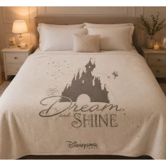 Disney Dream & Shine Plaid – 185 × 185 cm