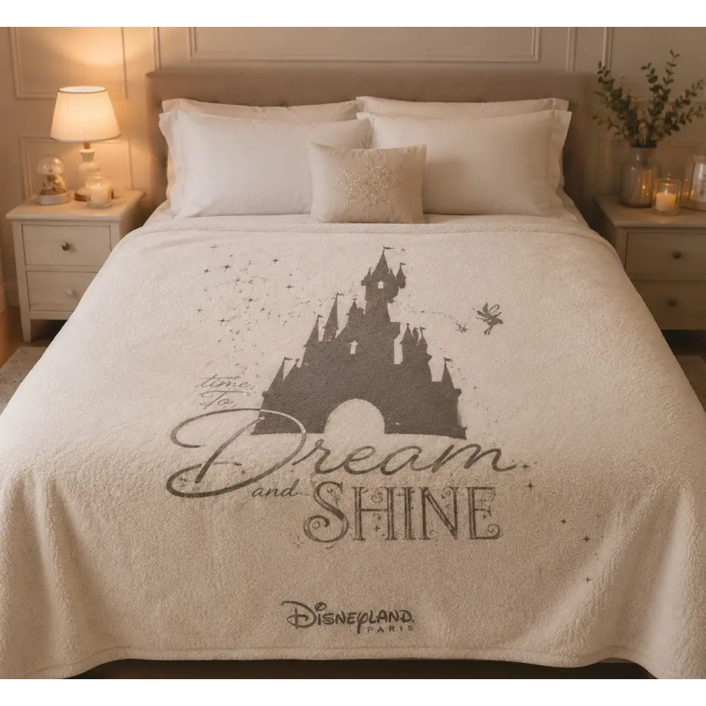 Disney Dream & Shine Plaid – 185 × 185 cm