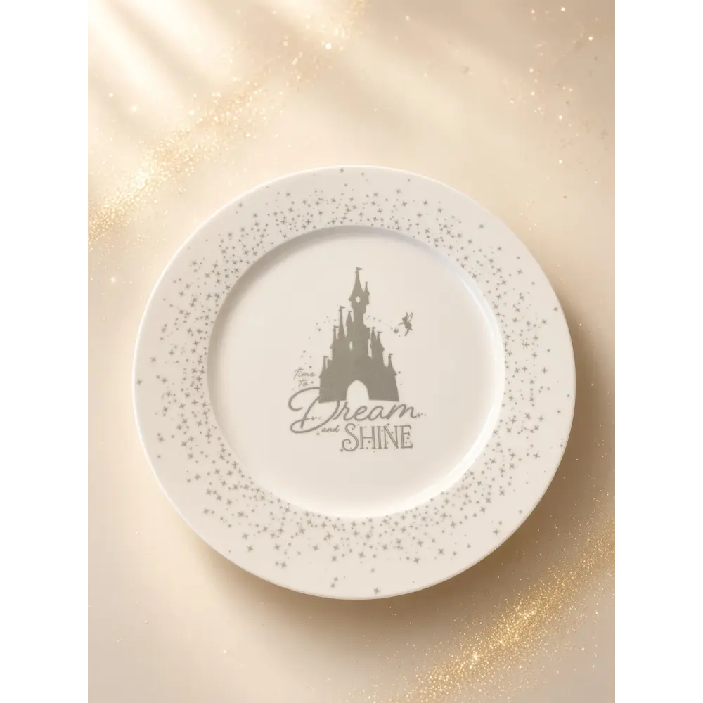Großer weißer Teller Disney Dream & Shine