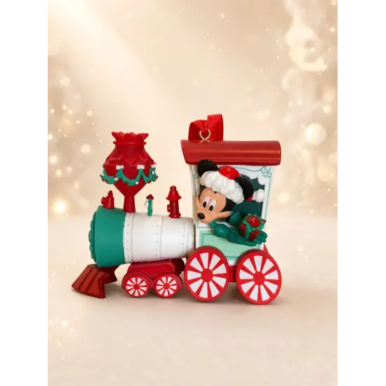 Ornement de Noël Disney – Locomotive Mickey & Minnie