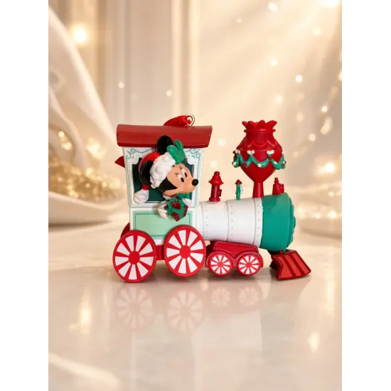 Ornement de Noël Disney – Locomotive Mickey & Minnie