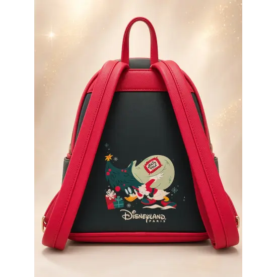 Mochila mini Loungefly Disney Navidad Mickey Minnie