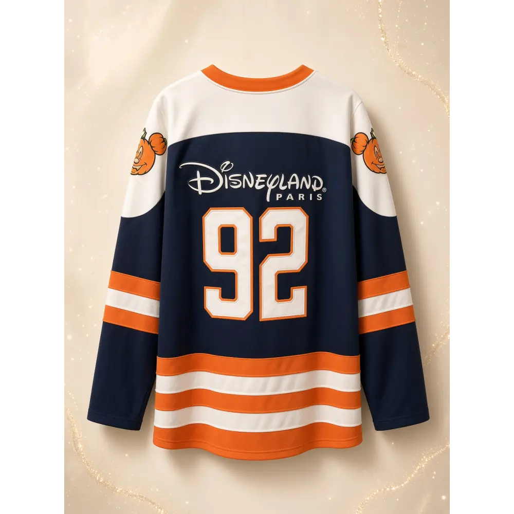 Maillot jersey adulte Mickey Citrouille Halloween Disneyland Paris 92