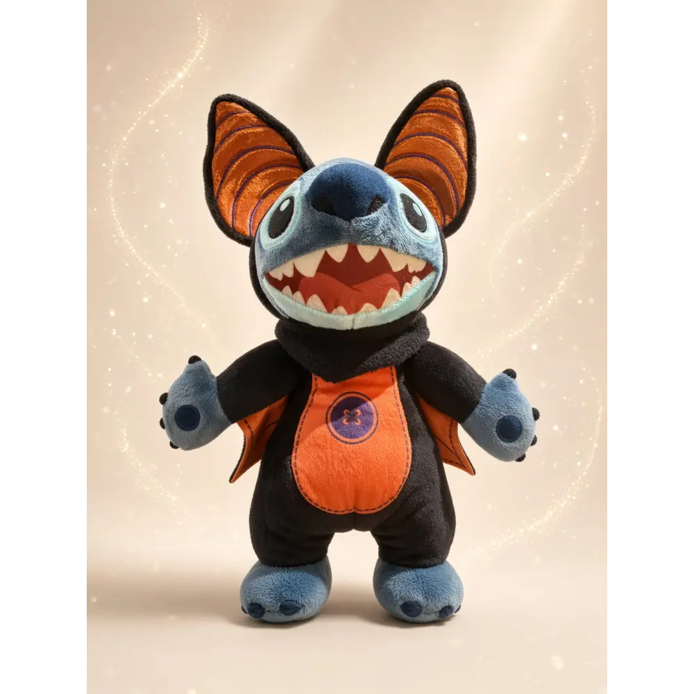 Peluche Stitch Halloween disfrazado de murciélago – Disneyland Paris
