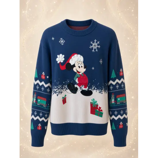 Weihnachtspullover für Erwachsene Mickey Mouse – Disneyland Paris