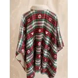 Weihnachts-Poncho im Tartan von Mickey Mouse – Disneyland Paris