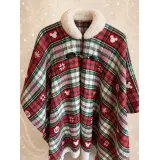 Christmas tartan Mickey Mouse poncho – Disneyland Paris