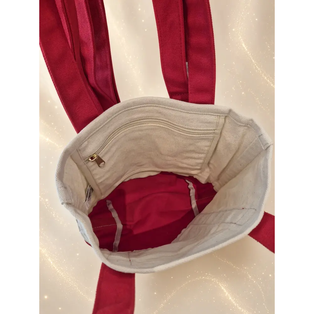 Sac cabas Minnie Mouse écru et rouge – Disney