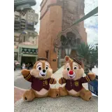 Peluches Tic & Tac en tenue Hollywood tower Hotel – Disney
