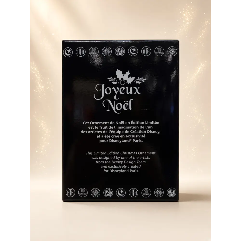 Mickey of Hollywood 2026 Christmas ornament under a glass dome – Limited Edition of 2026 pieces – Disneyland Paris