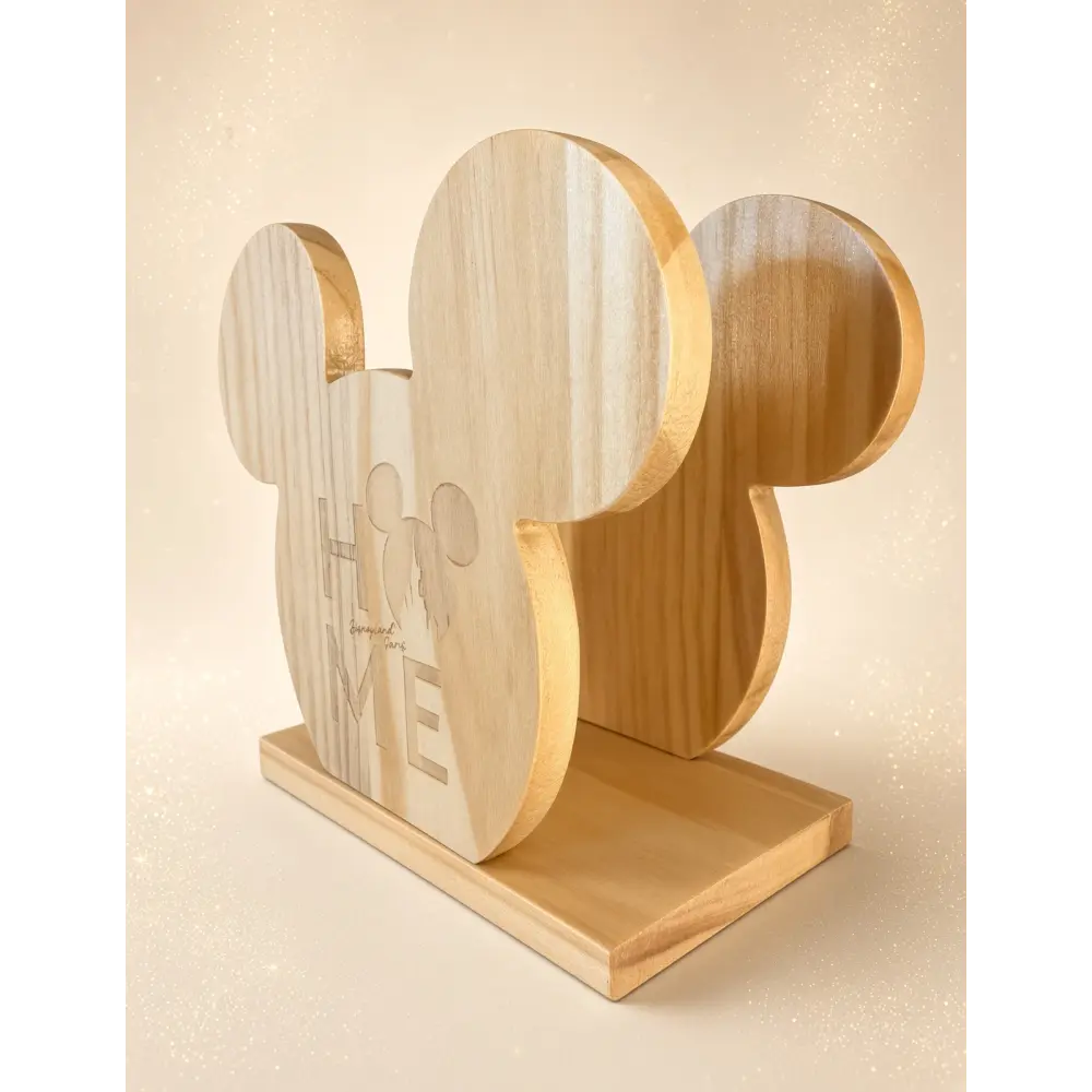 Porta servilletas de madera Mickey HOME – Colección Haven Disneyland Paris