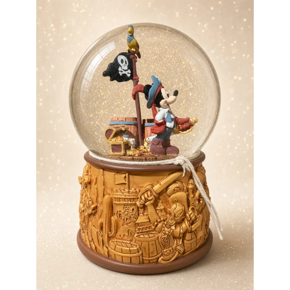 Schneekugel Mickey Pirat Play in the Park – Best Day Ever Kollektion – Disneyland Paris