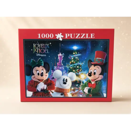 Weihnachts-Puzzle Mickey & Minnie Disneyland Paris – 1000 Teile