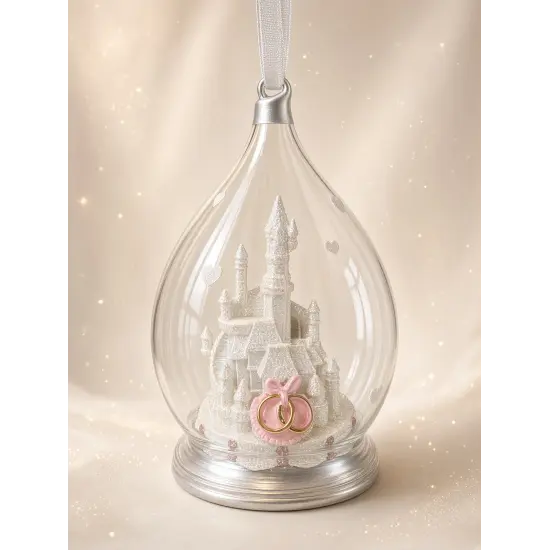 Fairy Tale Castle Christmas Ornament and Rings – Disneyland Paris