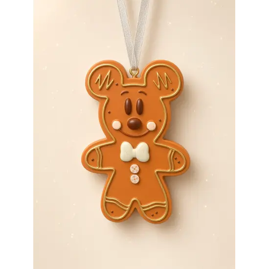 Adorno de Navidad Disney Mickey o Minnie Pan de jengibre