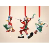Set of 3 Disney Christmas ornaments – Donald, Goofy & Daisy