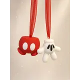 Juego de 2 adornos de silicona Mickey – Pantalón y Guante – Disney