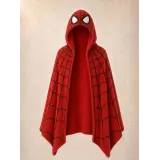 Red Spider-Man Marvel hooded blanket – 150 × 85 cm
