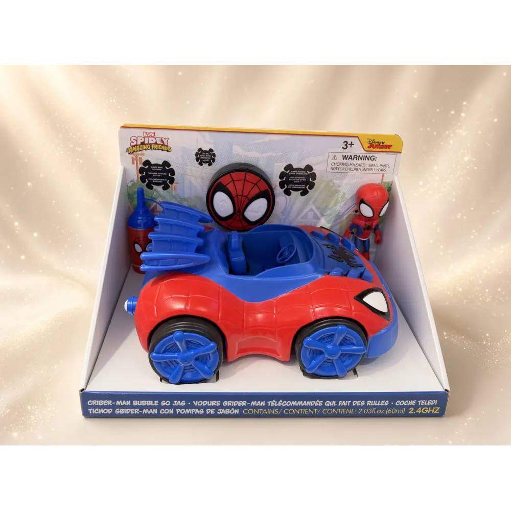 Funkferngesteuertes Spider-Man Auto mit Seifenblasen – Spidey Amazing Friends Marvel Disneyland Paris