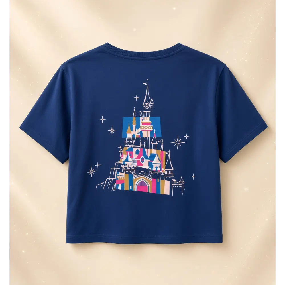 Disney Crop-T-Shirt für Erwachsene 92 – Varsity-Style Disneyland Paris