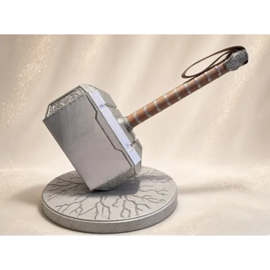 Martillo de Thor Mjolnir Marvel Vault – Réplica con efectos luminosos y sonoros