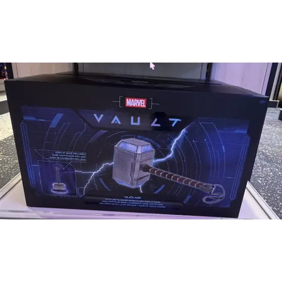 Martillo de Thor Mjolnir Marvel Vault – Réplica con efectos luminosos y sonoros