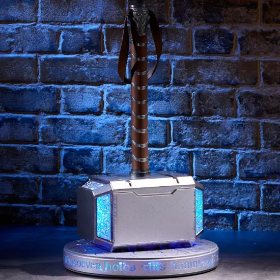 Marteau de Thor Mjolnir Marvel Vault – Réplique avec effets lumineux et sonores