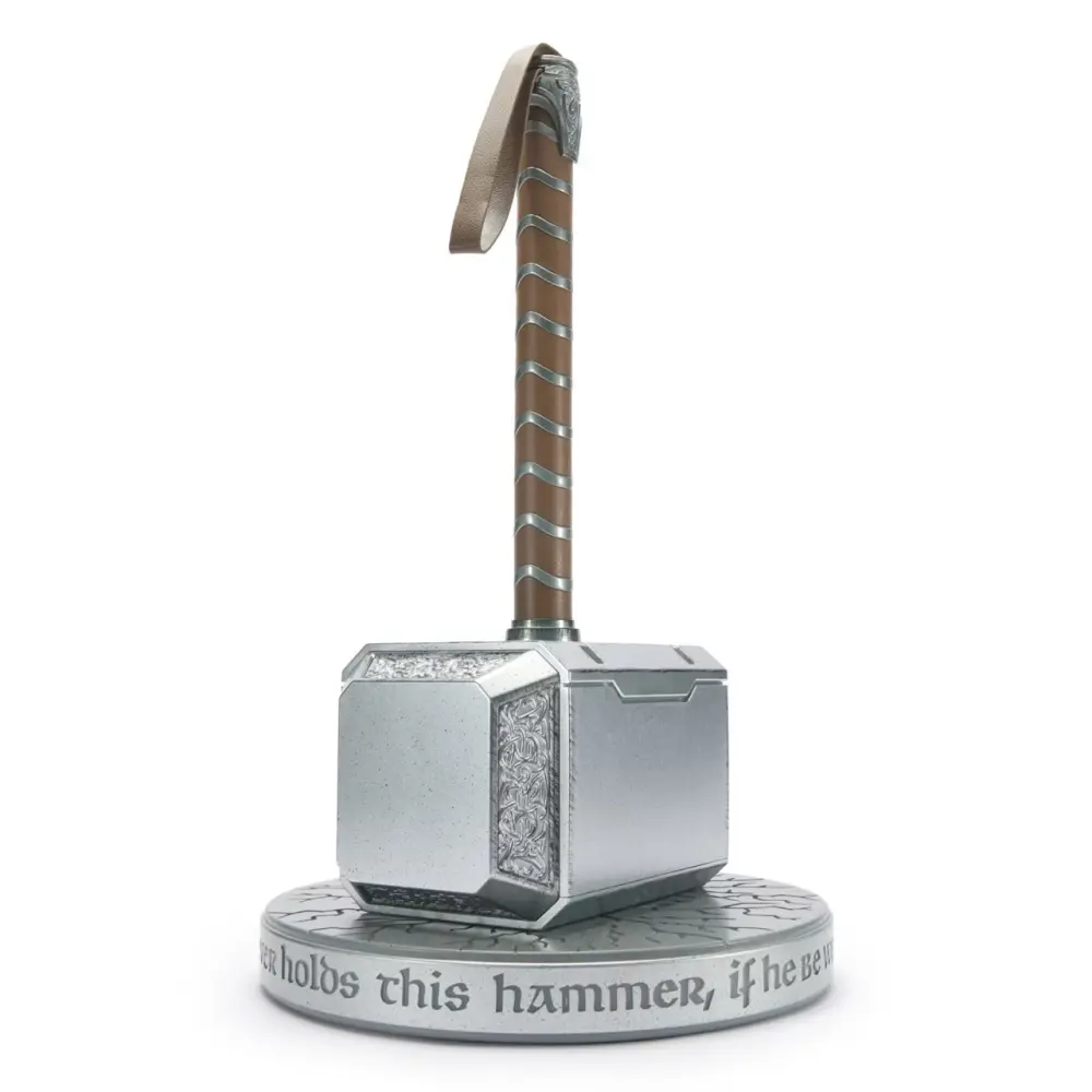 Martillo de Thor Mjolnir Marvel Vault – Réplica con efectos luminosos y sonoros