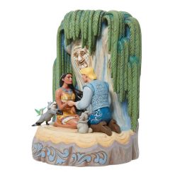 Disney Traditions Figurine POCAHONTAS CARVED BY HEART
