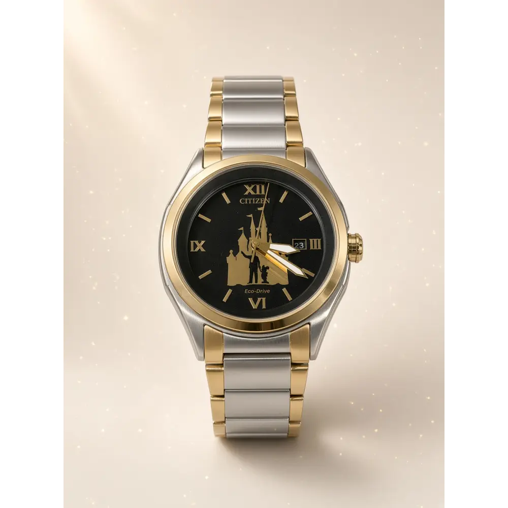 Reloj Citizen Disney Eco-Drive – Walt Disney y Mickey – Castillo dorado