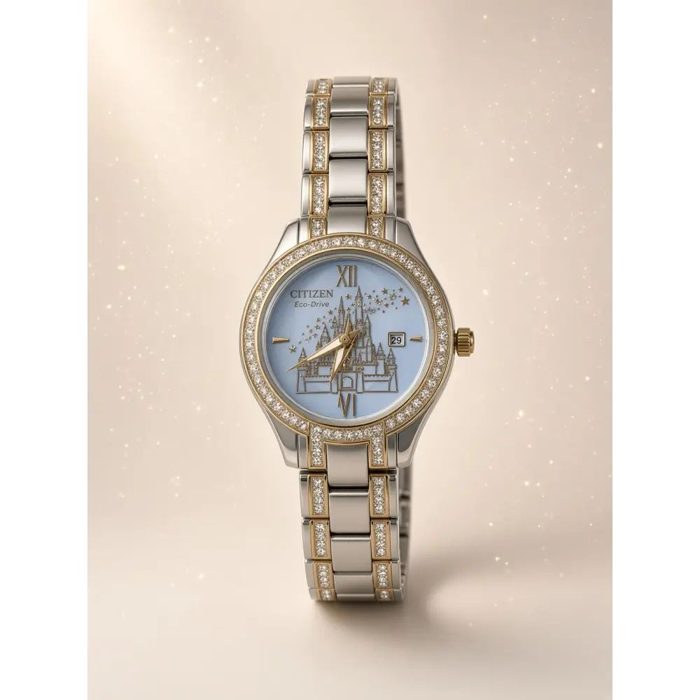 Reloj Citizen Disney Eco-Drive – Castillo de Cenicienta – Azul y dorado