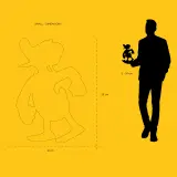 Mickey Sitzen Figur Leblon Delienne – Moderne Disney-Design-Ausstattungsstück
