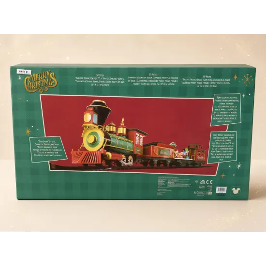 Train de Noël Disney – Circuit locomotive Mickey & Friends lumineux Disneyland Paris