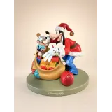 Goofy Santa Claus figurine with toy sack – Disneyland Paris