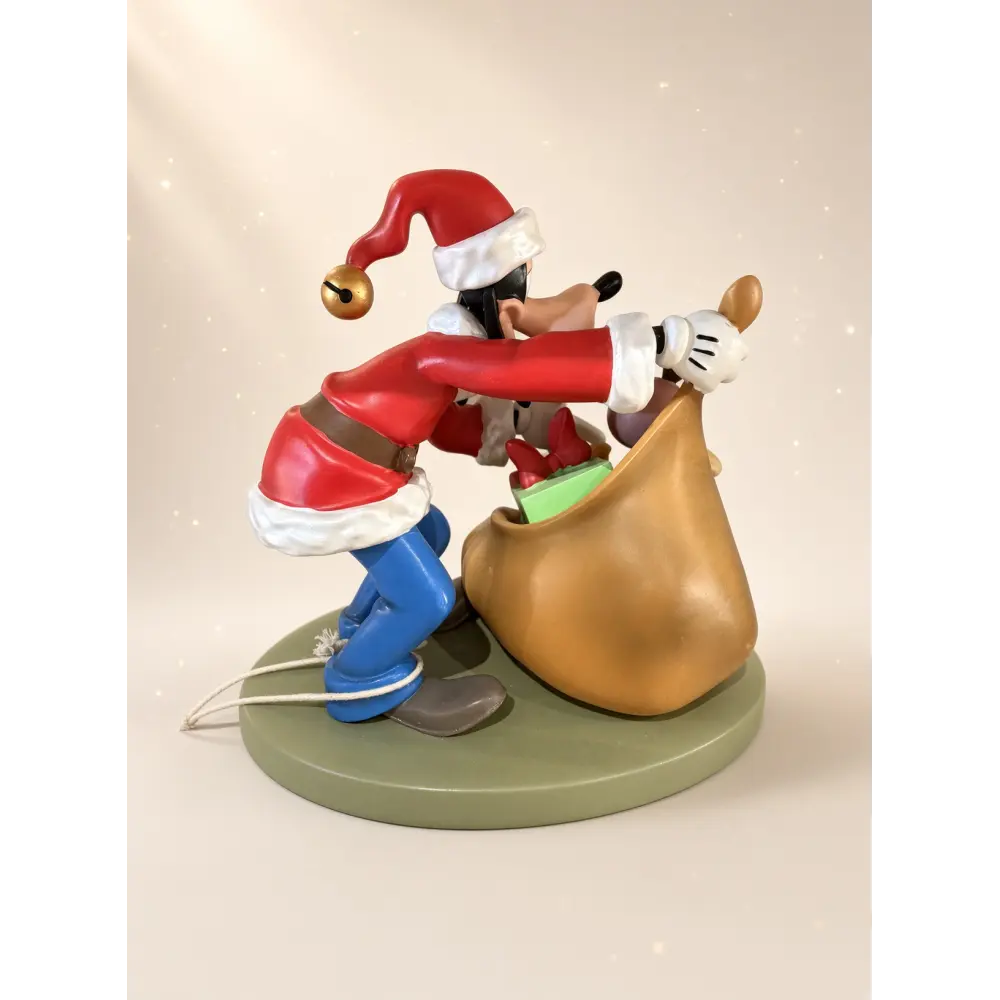 Goofy Weihnachtsmann-Figur mit Spielzeug-Sack – Disneyland Paris