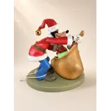 Goofy Santa Claus figurine with toy sack – Disneyland Paris