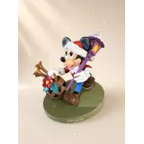 Figura de Mickey Papá Noel con farol y trompetas – Disneyland Paris