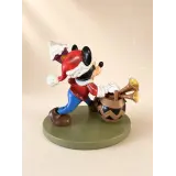 Figura de Mickey Papá Noel con farol y trompetas – Disneyland Paris